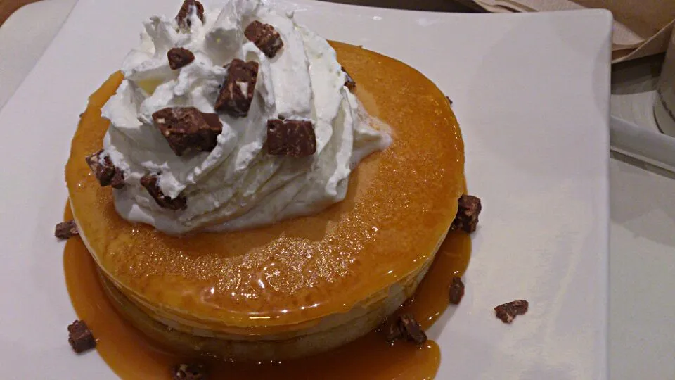 Toblerone on Salted Caramel Pancakes|JeiFerさん