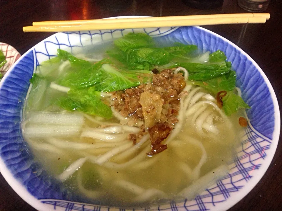 Snapdishの料理写真:【台湾】陽春麺|hiroさん