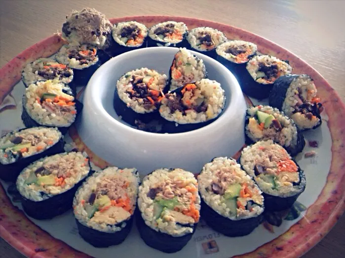 Tuna&avocado roll rice|Carrie Kimさん