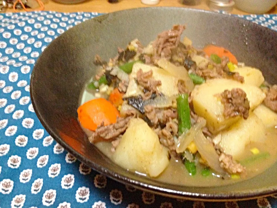 海苔ねぎタレの肉じゃが|ハルさん