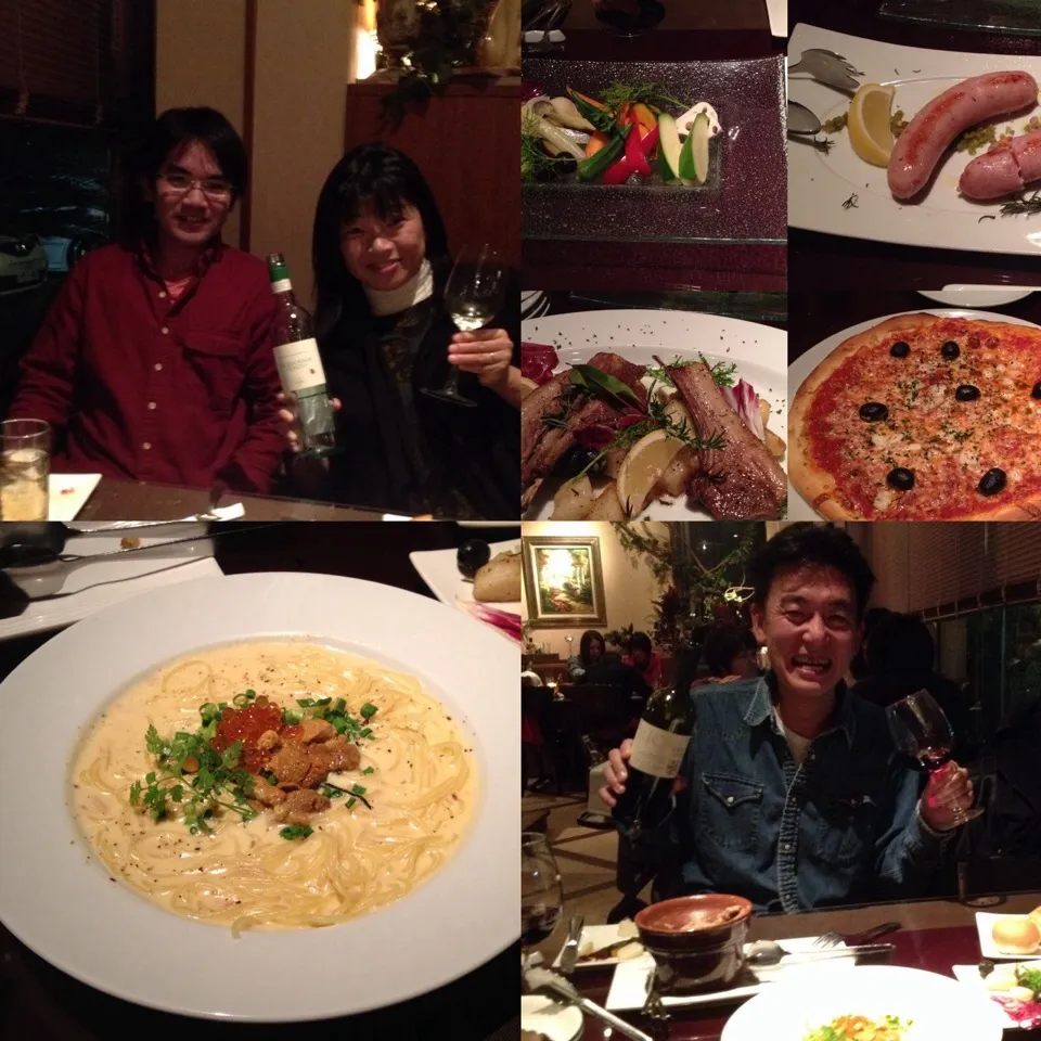 Snapdishの料理写真:2013.12.28 お泊りにきた甥っ子と🇮🇹イタリアン🍻🍻🍻|ゆみずさん