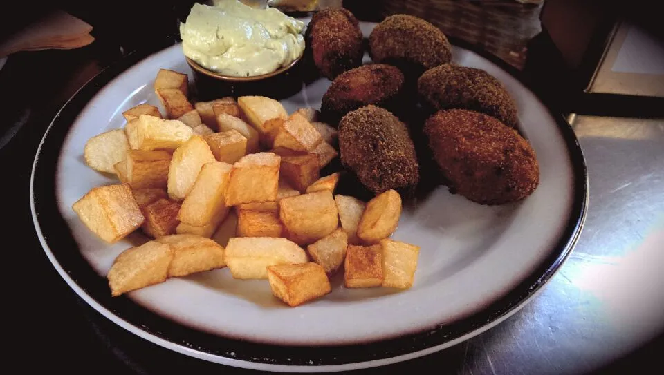 Canary Croquettes with spinach and also tuna fish!|Odnoさん