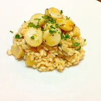 Snapdishの料理写真:Scallop Risotto|Nick Ekasinghさん