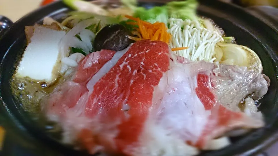 Snapdishの料理写真:すき焼きうどん|ボンゴさん