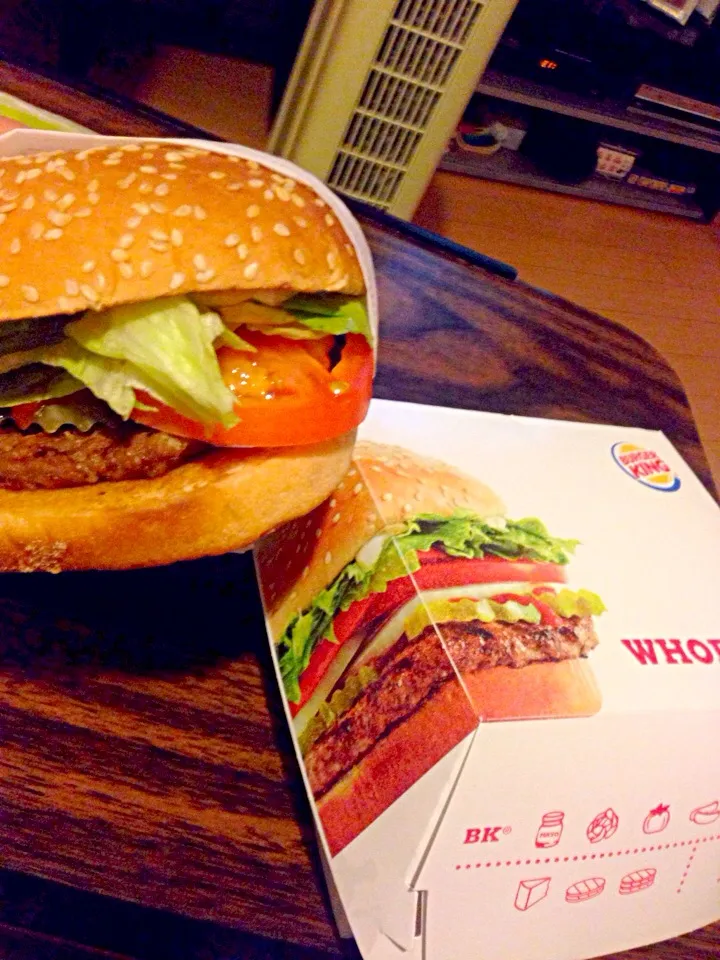 Snapdishの料理写真:#bk whopper #burgerking|shaine91さん