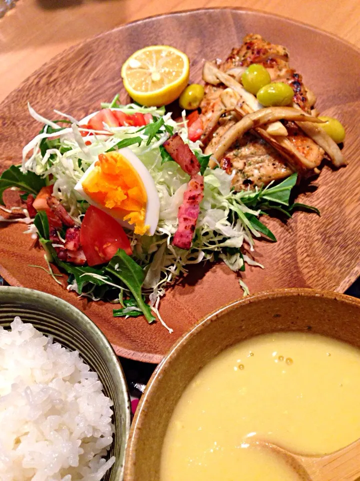 チキンのハーブソルト焼き🌿|はりゅさん