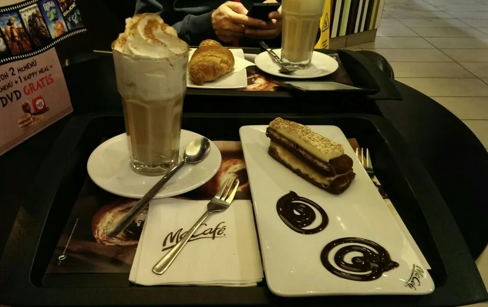 Snapdishの料理写真:Coffee &  Tiramisu at McCafé in Santa Cruz,  Tenerife|Odnoさん