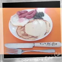 Snapdishの料理写真:ブランチにパンケーキ*＊|a n n aさん