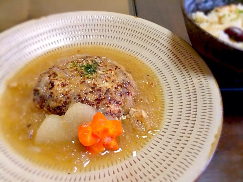 豆腐ハンバーグみぞれ餡|よっしーさん