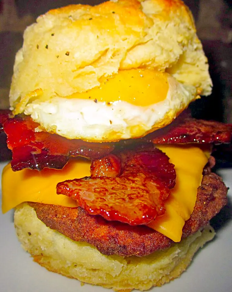 Bacon Egg & cheese chicken biscuit|Gabbieさん