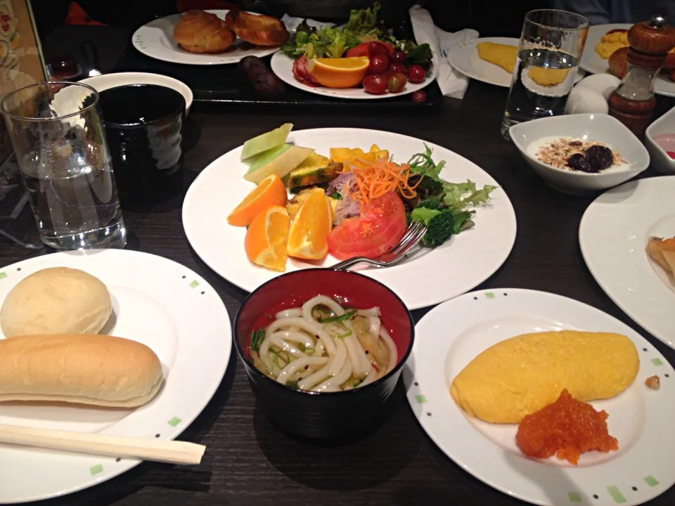 ホテルのビュッフェ朝食☕️|ユムユムさん