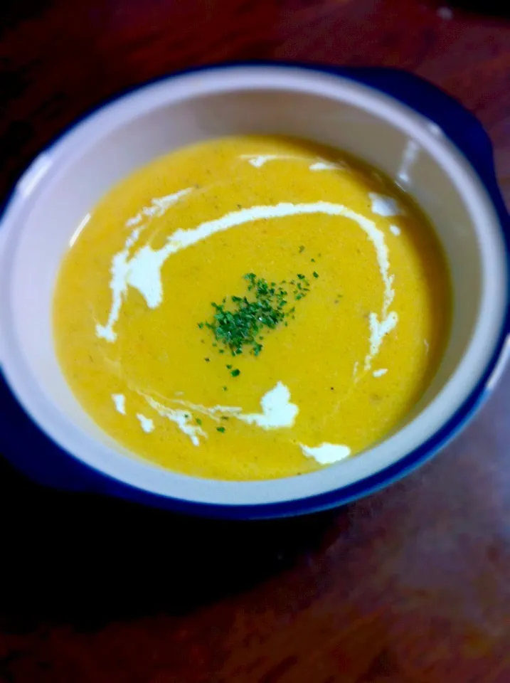 Sweet potato & carrot soup;)|aястасияさん