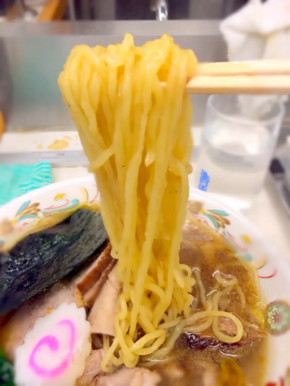 Snapdishの料理写真:青島ラーメンの麺|morimi32さん