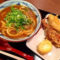 Curry udon with chicken & egg tempura .... heaven !✨|ChaHo143さん