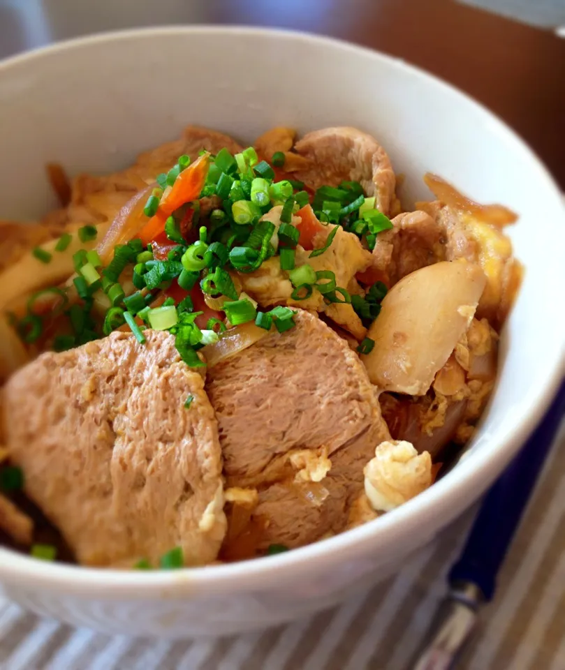 Donburi made from Soya Bean Meat|YvoMiwaさん