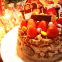 Snapdishの料理写真:クリスマスケーキ|ほしさん