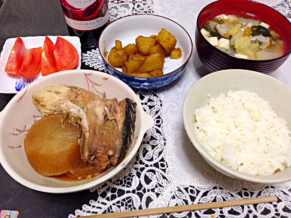 Snapdishの料理写真:ブリ大根の晩ご飯|やすさん