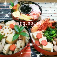 Snapdishの料理写真:2013年大晦日！おせち完成！|ゆきん娘さん