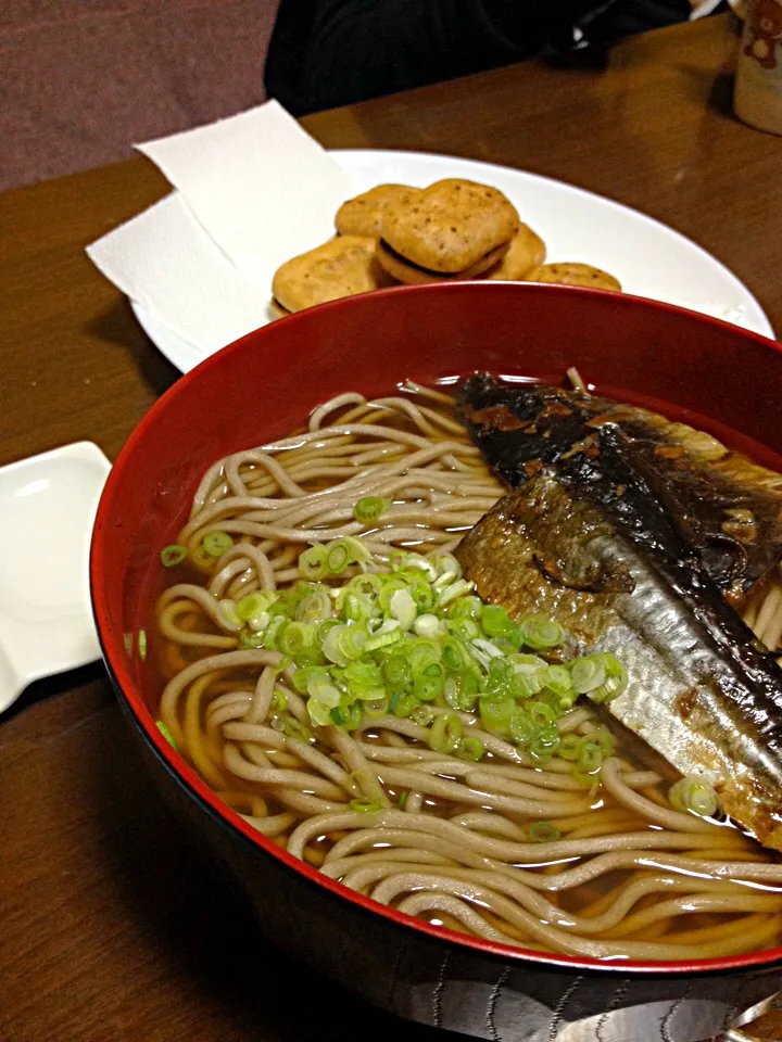 鰊蕎麦と揚げた空夜の最中|佐野未起さん