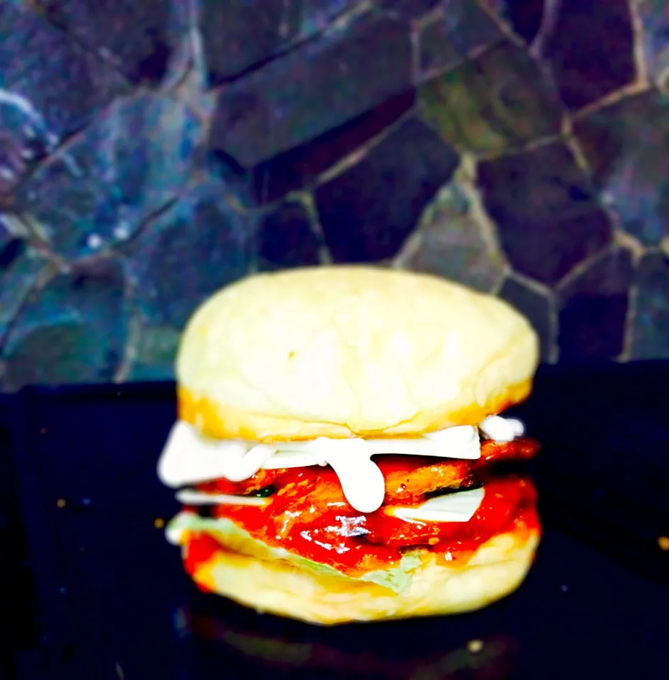 Burger double patty, double chesses. My product all ingrediens home made|rizki prameswaraさん