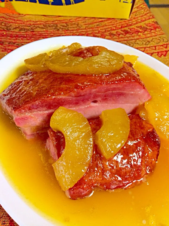 Bacon Block Ham in Pineapple Sauce|Melba Teresa J. Faustino-Villanuevaさん