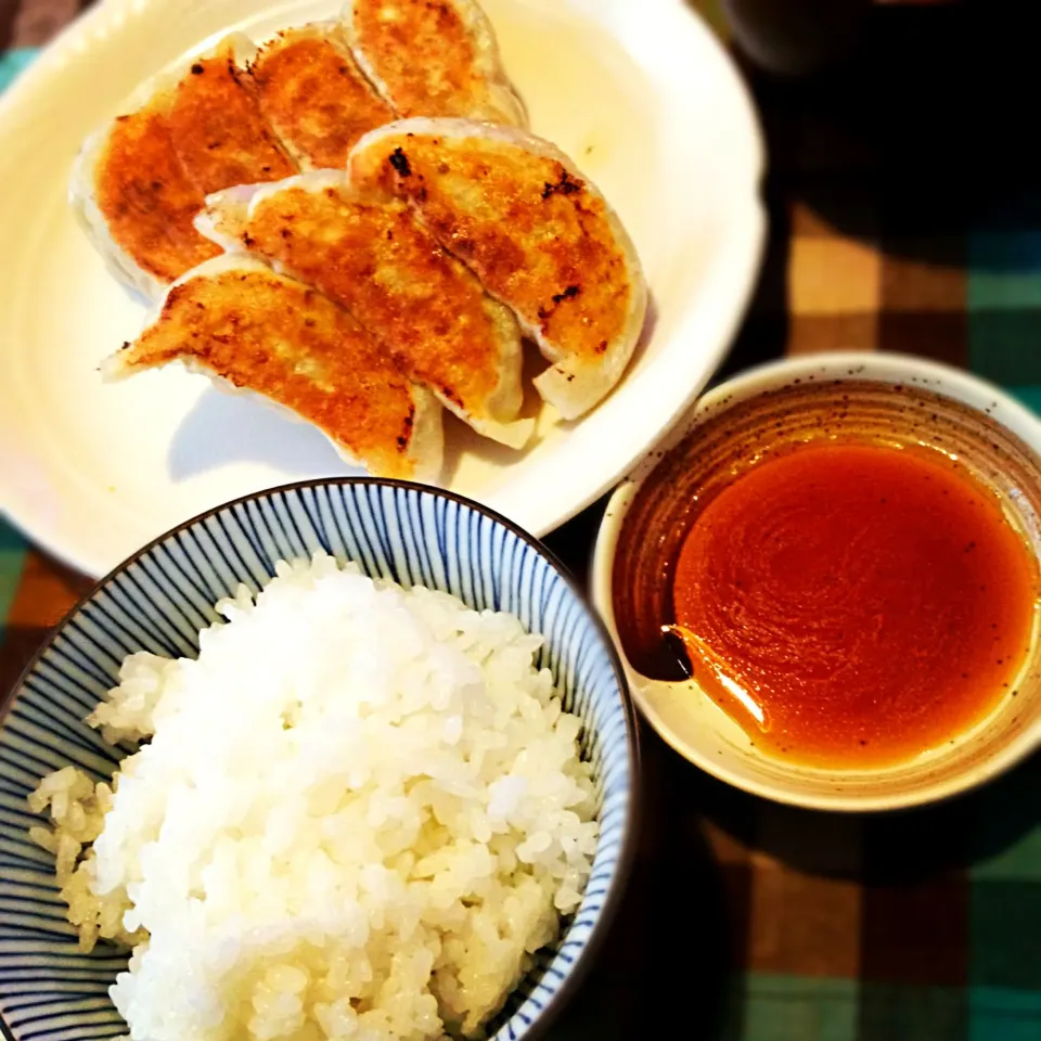 餃子定食|りーぴんさん