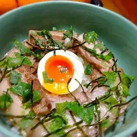 豚三枚肉の丼^ ^|☆はじめ☆さん