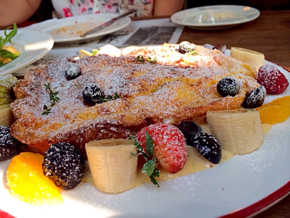 French toast with orange sauce|k panさん