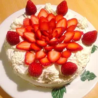 strawberry sponge cake :P|sallyさん