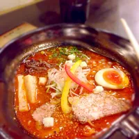 Snapdishの料理写真:吉山商店×ガラク スパイシー麺|佐々木喜之さん