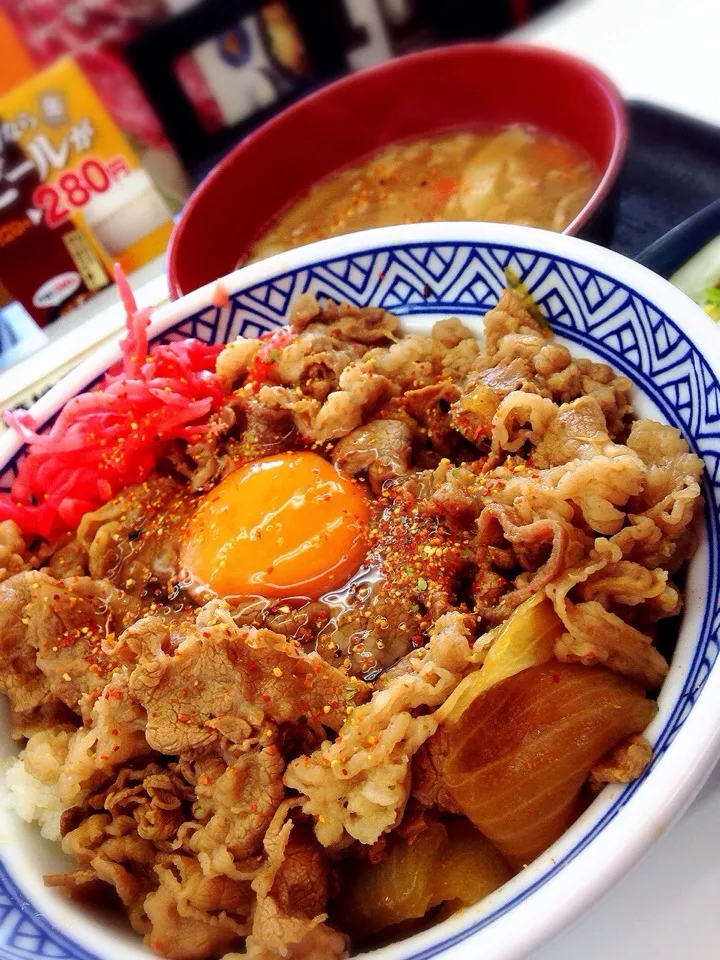 Snapdishの料理写真:✨俺の牛丼✨新年早々編〜w|中さんさん