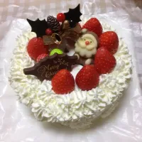 Snapdishの料理写真:クリスマスケーキ|ヒツの嫁さん