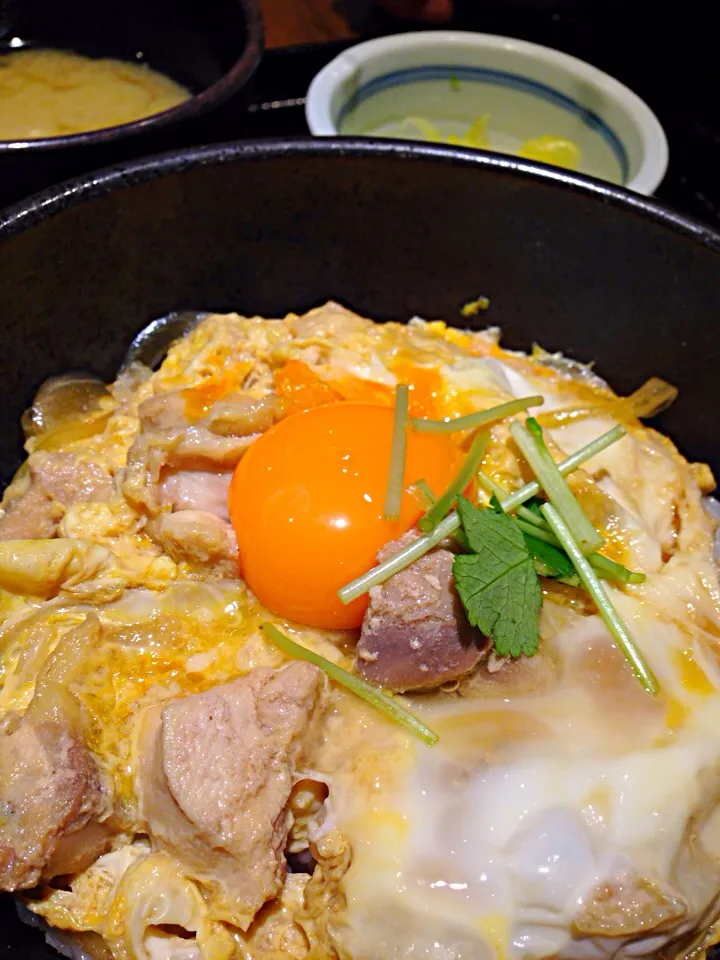 伊達鶏と奥久慈卵の親子丼|ちはキートンさん