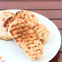 Grilled bread with taiwan sausage|Erin Leeさん