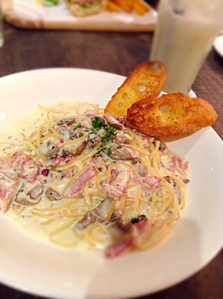 Carbonara Spagetti|EvaLavenderさん