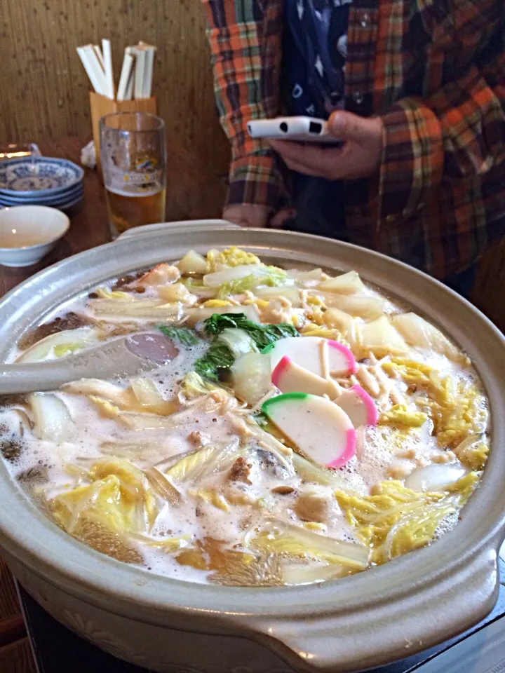 Snapdishの料理写真:焼き鳥と鍋でハッピー（＾∇＾）たち、牡蠣、きんきと贅沢鍋、ご馳走でした（＾∇＾）|しーさん