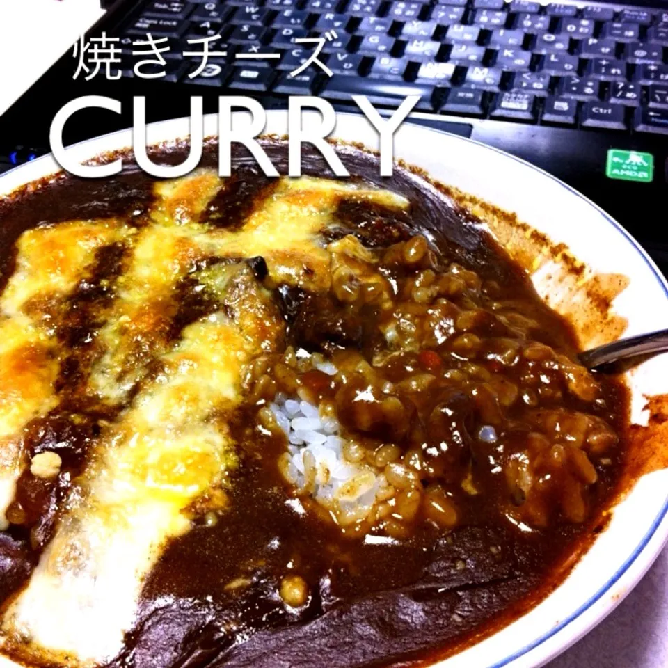 140102-焼きチーズカレー ¥250 #夕食 #自炊|dune725さん