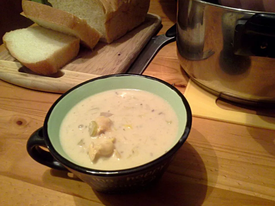 Clam chowder made with bar clams and baby clams|Fe's kitchenさん