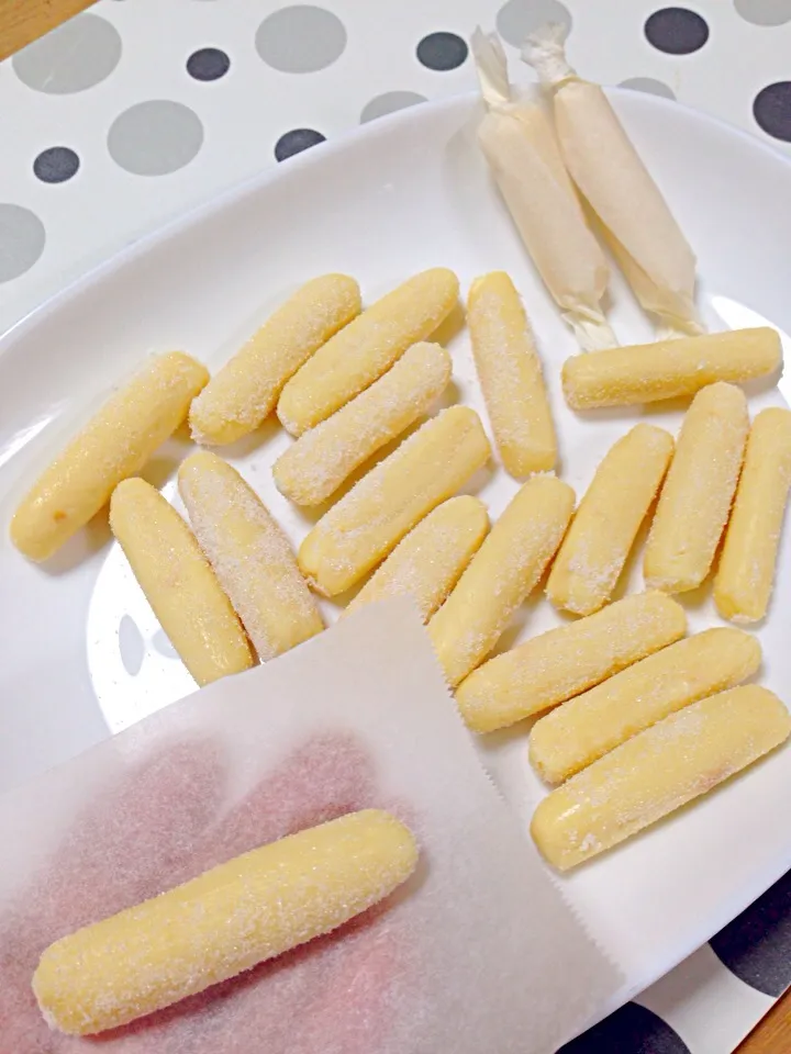 Snapdishの料理写真:My home made pastillas de leche|Lorena Archivido Fujiyamaさん