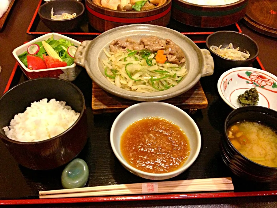 ポン酢焼き御膳 有楽町今半|トリさん