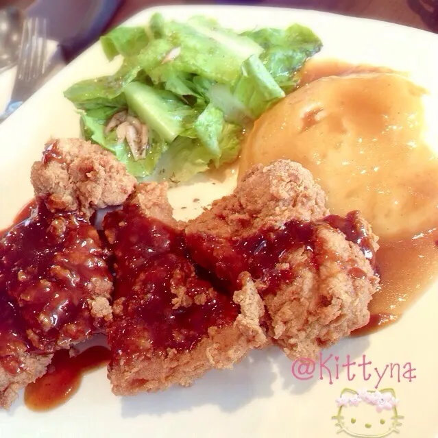 🎀ℓօⓥӭℓყ ɖᵃყ ( >▽◕)〰 Mississippi Chicken Cutlet  Ÿummy💓|🎀Kittyna🌸さん