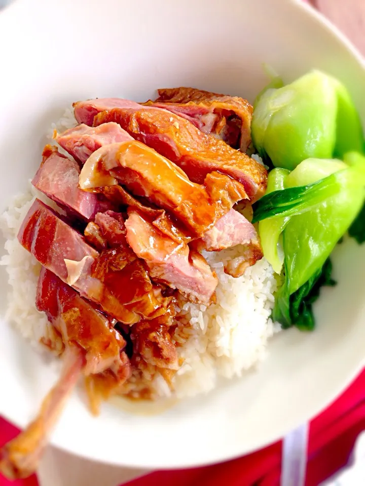 Smoked duck leg w rice|Prinzezzさん