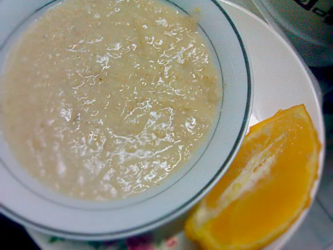 very basic orange flavored oatmeal|clairさん