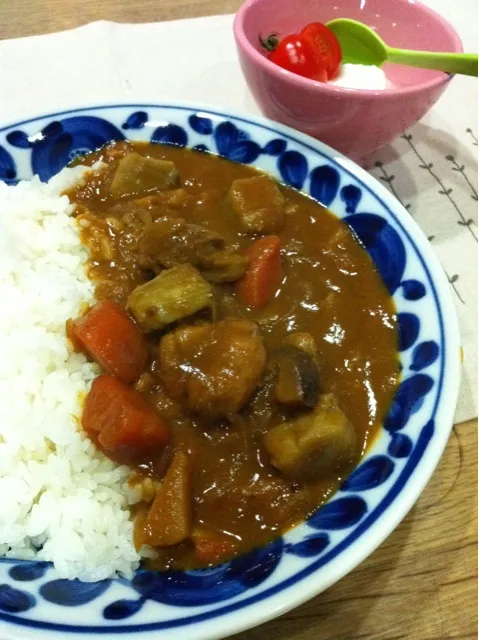 おせち筑前煮のリメイク・チキンカレー|まーままさん