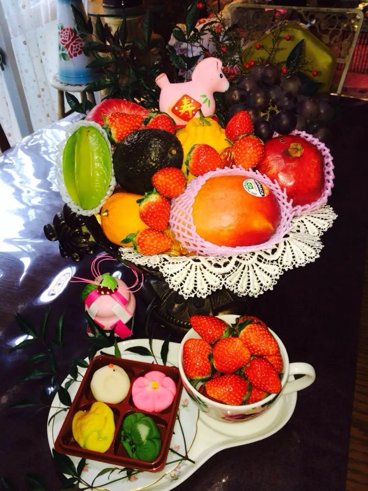 Fruits for New Year's Eve ..|marivic okumaさん