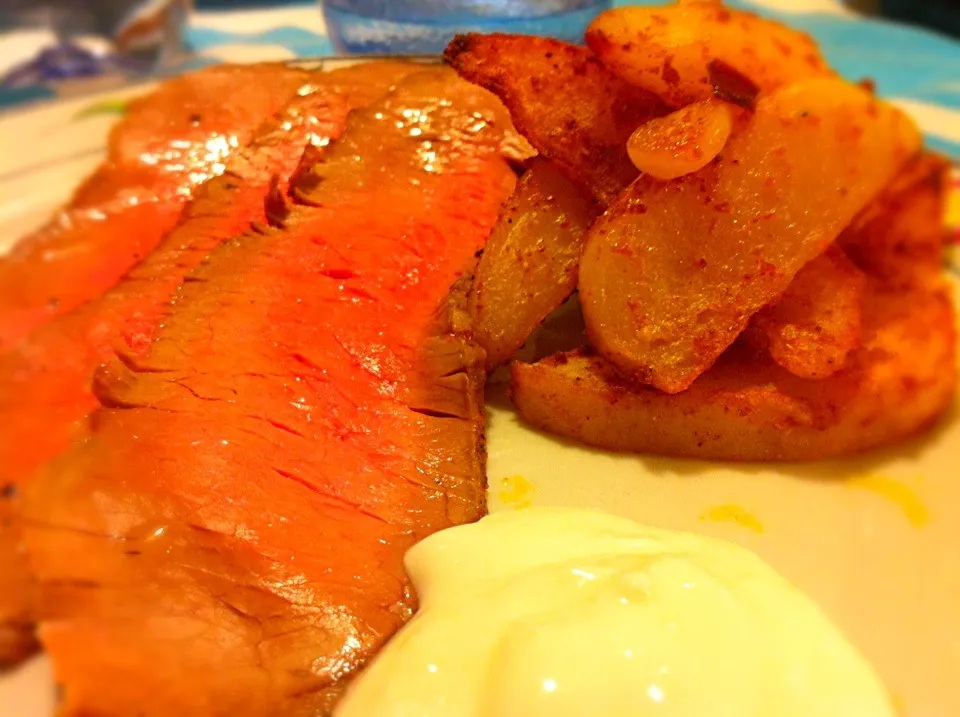 Spicy potato roast-beef rafan sauce|ikkiaさん