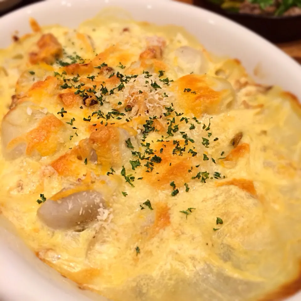 里芋のグラタン|てつやさん