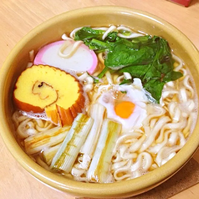 鍋焼きうどん(マルちゃん正麺)|たまこっこさん