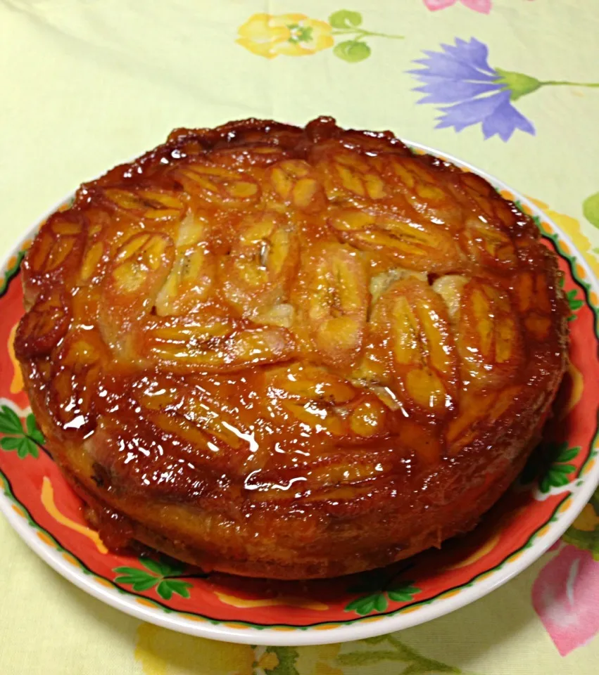 Bolo de banana caramelizada Banana Cake|Genny Adachiさん