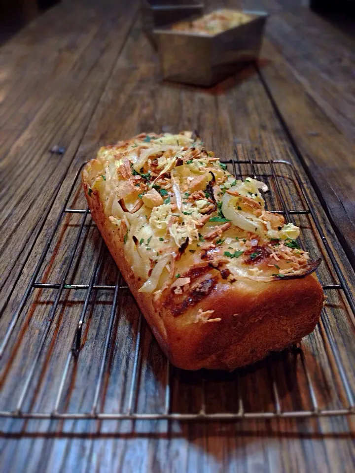 Cheddar bacon and onion bread/チェダーベーコンオニオンパン|rick chanさん